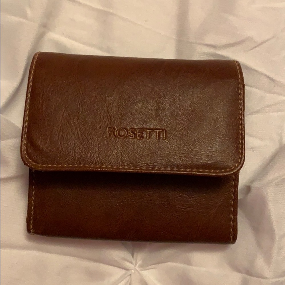 Leather Rosetti Small Cardholder/Wallet